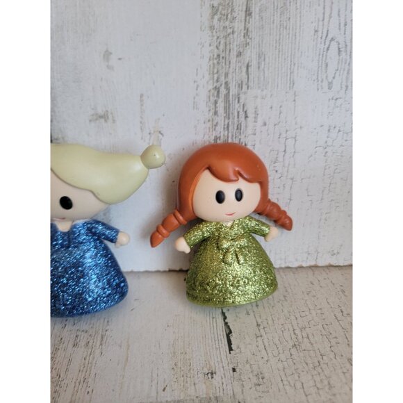 Disney frozen play doll Elsa Anna glitter movie figure set - Picture 3 of 6